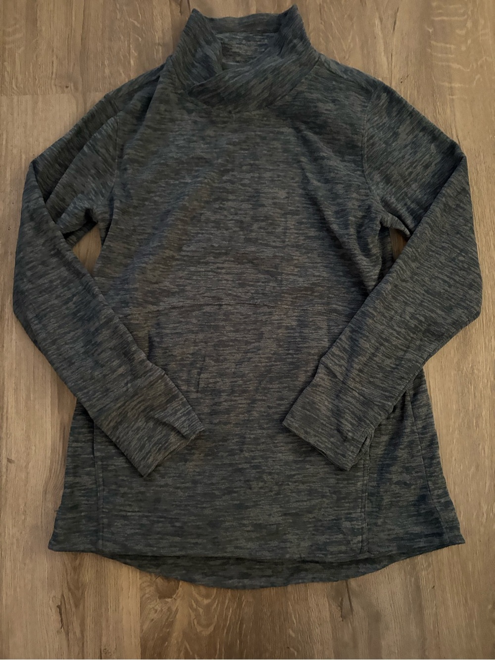Women’s Stillwater Mock Neck Heathered Gray Pullover Sweatshirt